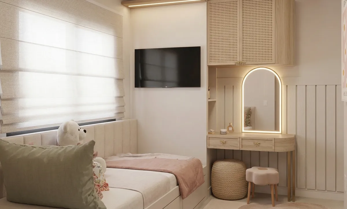 Um quarto que cresce junto