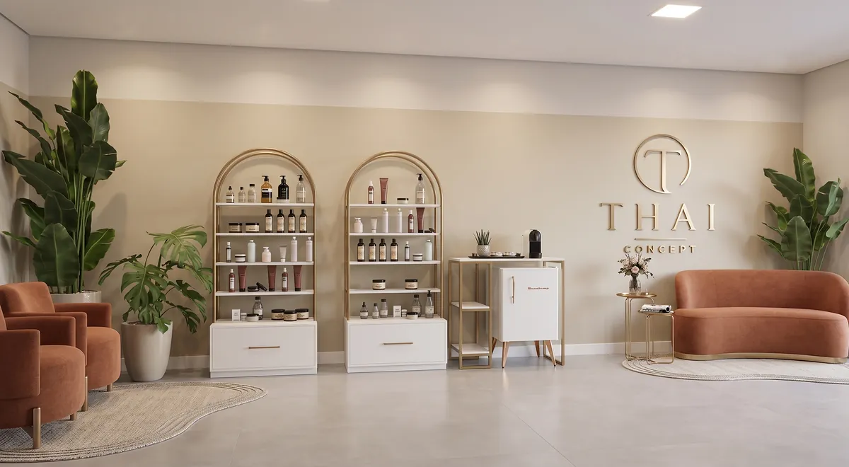 Produtos em exposição